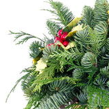 Live - Fresh Cut - Northwest Festive Holly Centerpiece