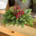 Live - Fresh Cut - Northwest Classic Berry Merry Centerpiece