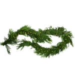 Live - Fresh Cut - Northwest Cedar Coil Garland - with Lights